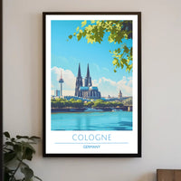 Cologne Travel Poster