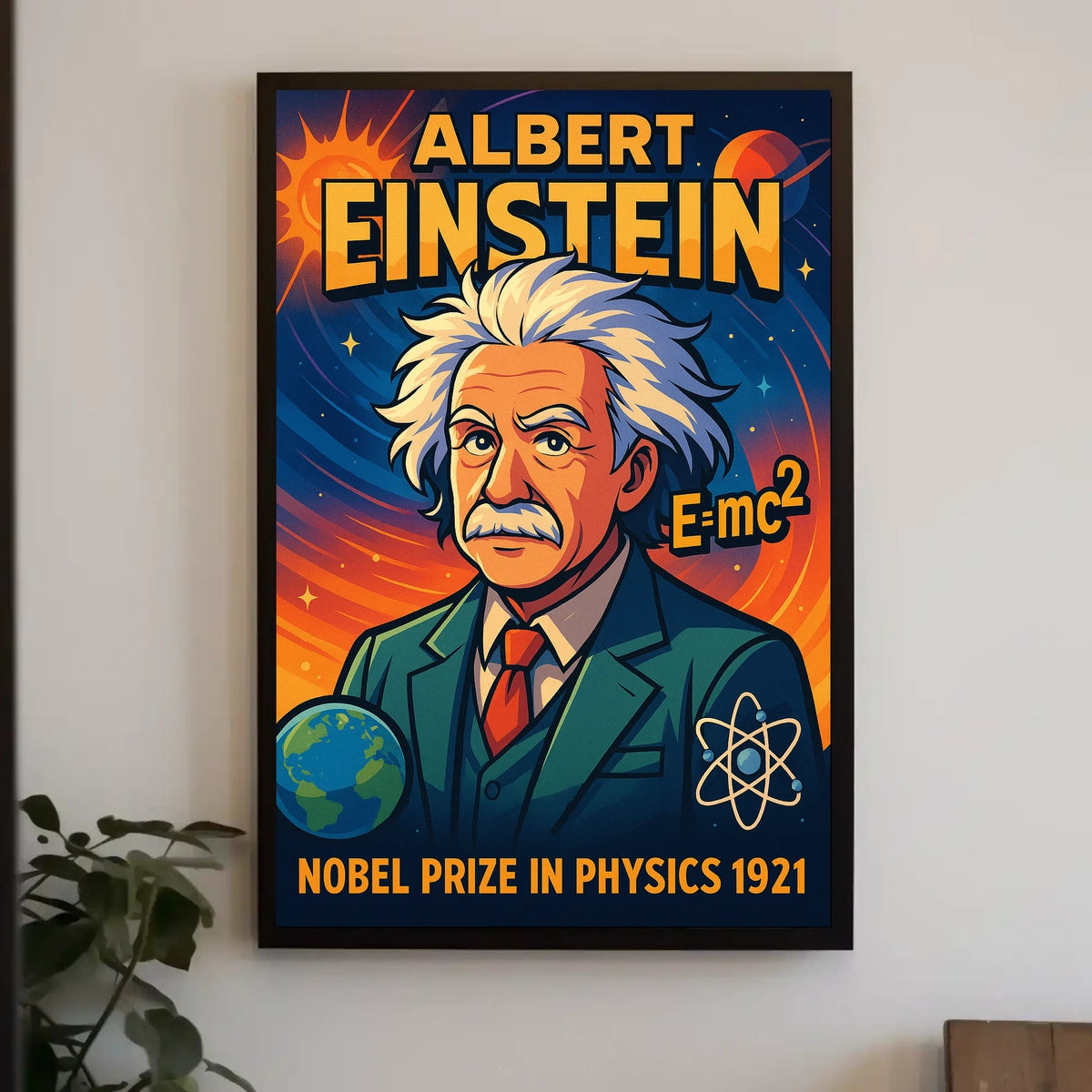 Albert Einstein Nobel Prize In Physics Poster