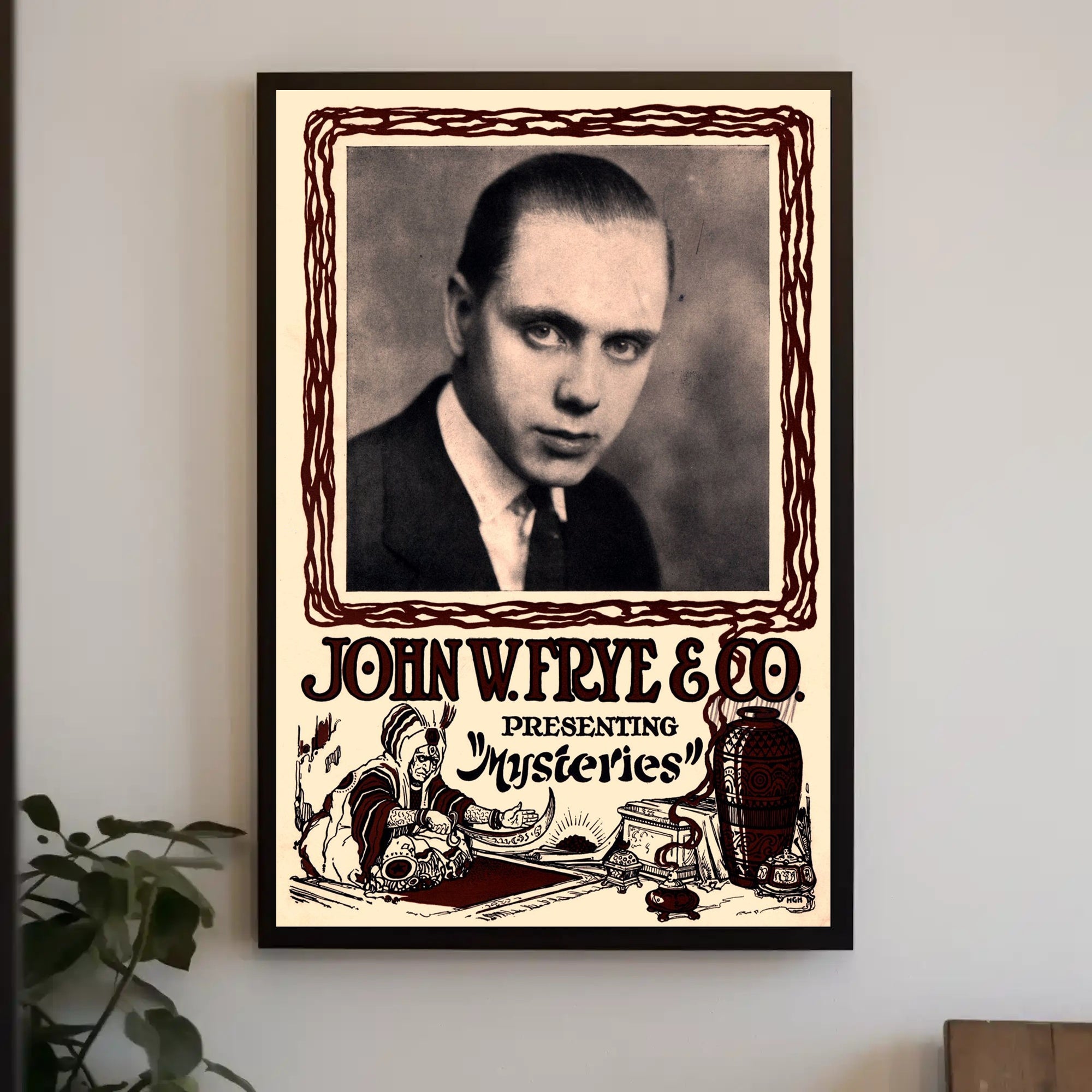 Mystery and Magic Show Vintage Poster