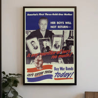 Sacrifice and Patriotism WWII Poster