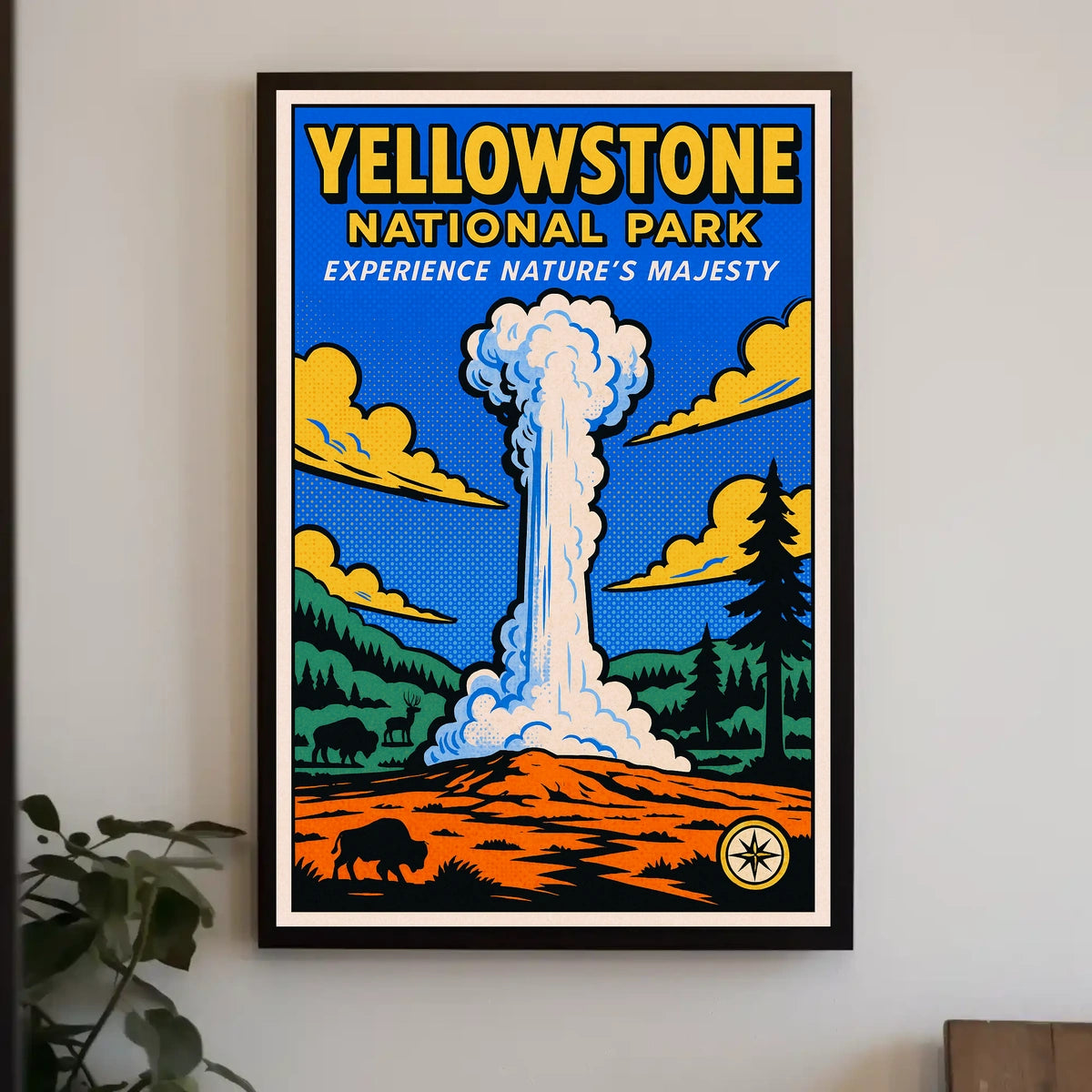 Yellowstone National Park Experience Nature's Majesty Poster