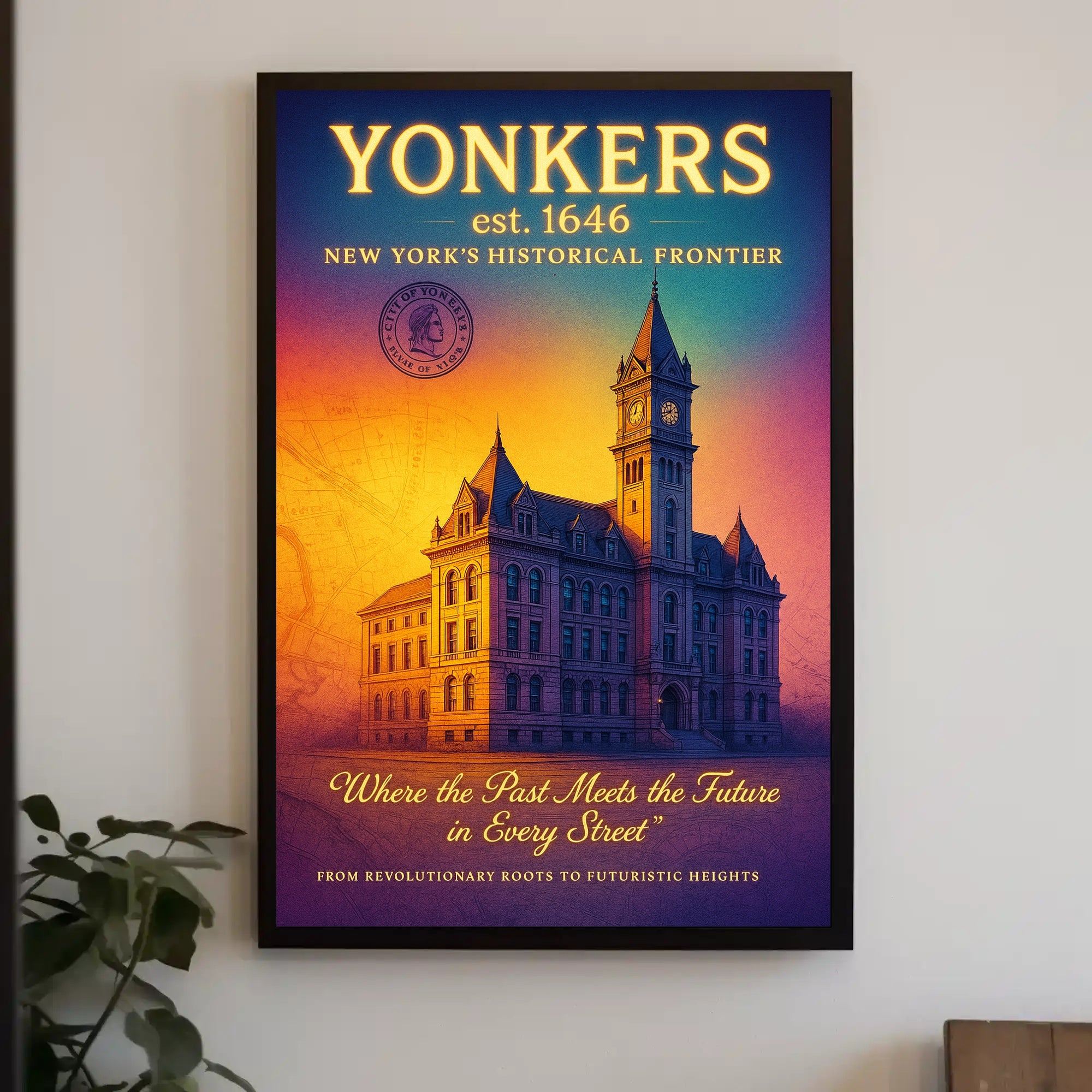 Yonkers New Yorks Historical Frontier Poster PosterGoat