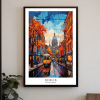 Dublin Autumn Vibrance: Urban or Cityscape Poster PosterGoat