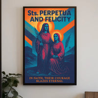 Saints Perpetua and Felicity Poster