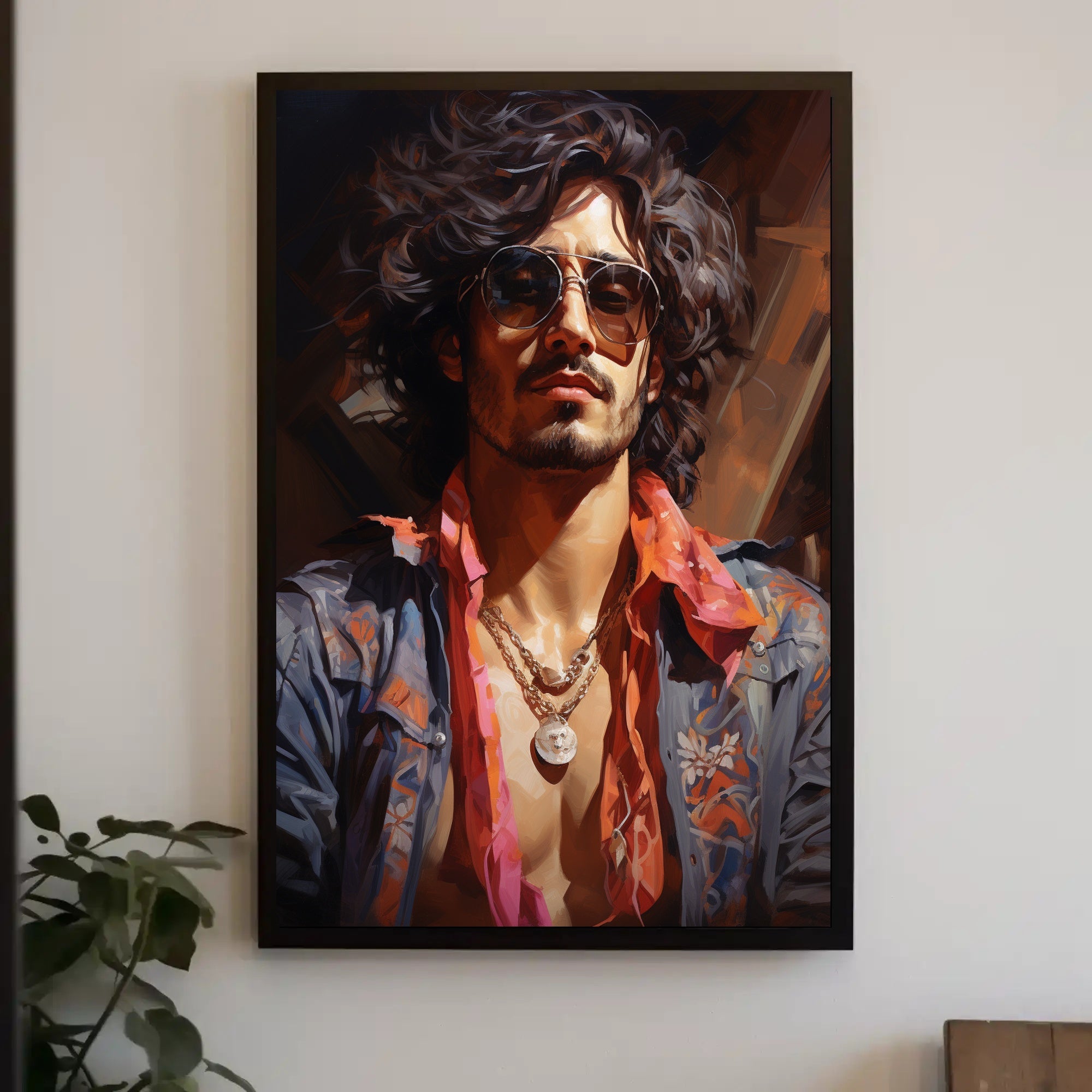 Retro Vibes A Modern Portrait Retro Poster PosterGoat