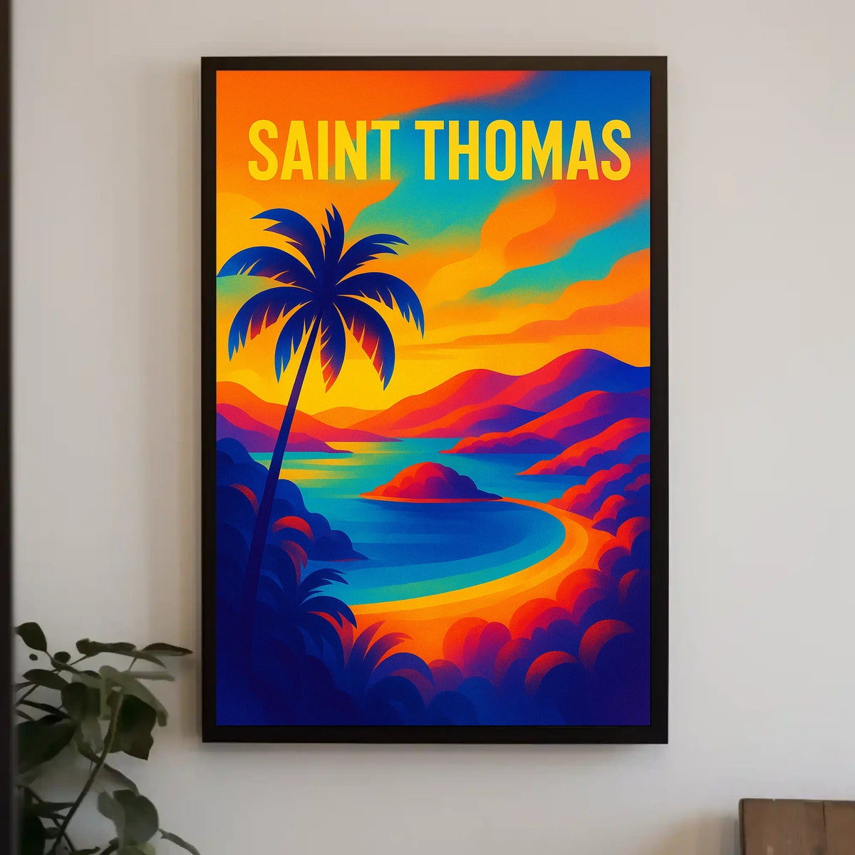 Saint Thomas Tropical Getaway Poster