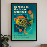 Think Inside the BoxBoxfish Poster