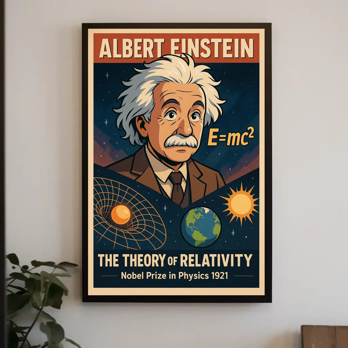 Albert Einstein The Theory Of Poster