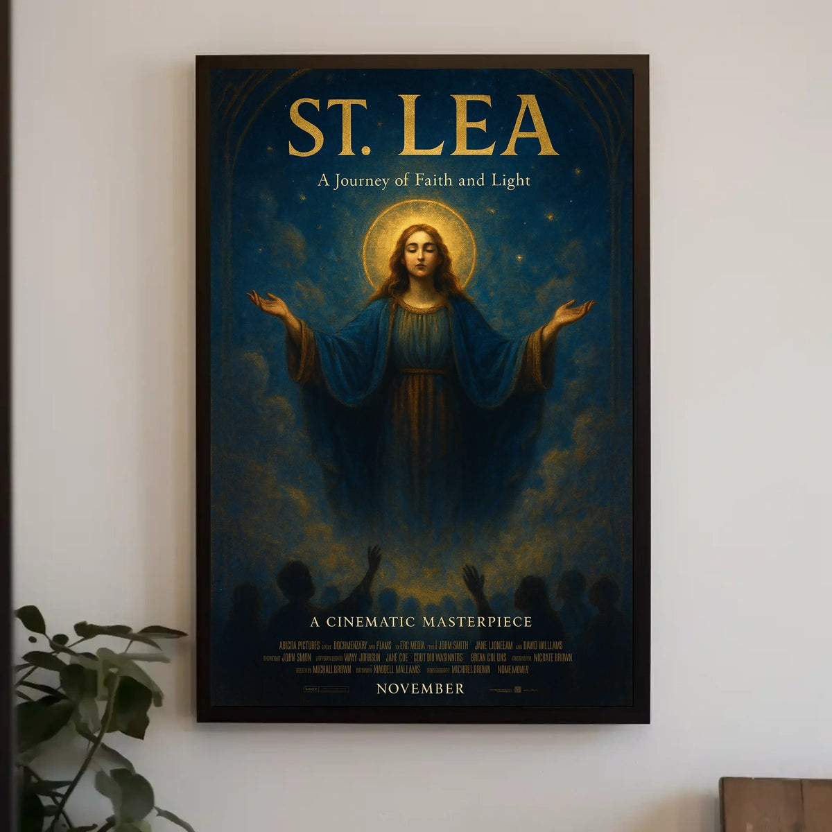 St. Lea A Journey of Faith and Light Poster
