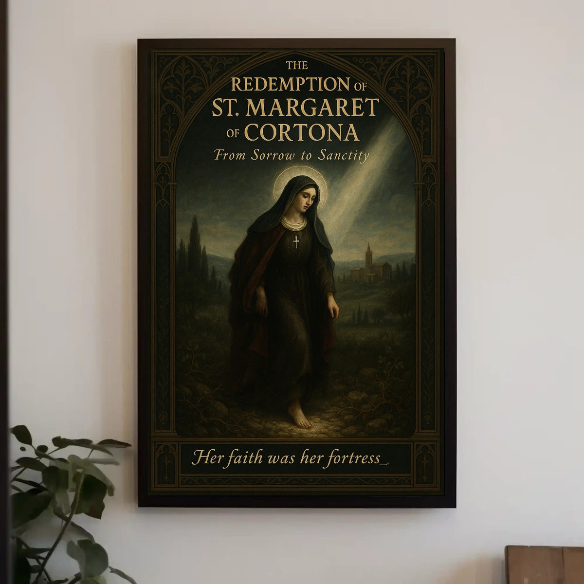 The Redemption of St. Margaret of Cortona Poster