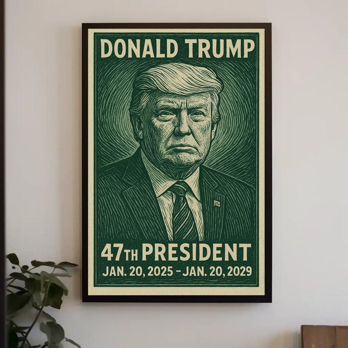 Donald Trump 47th President Poster