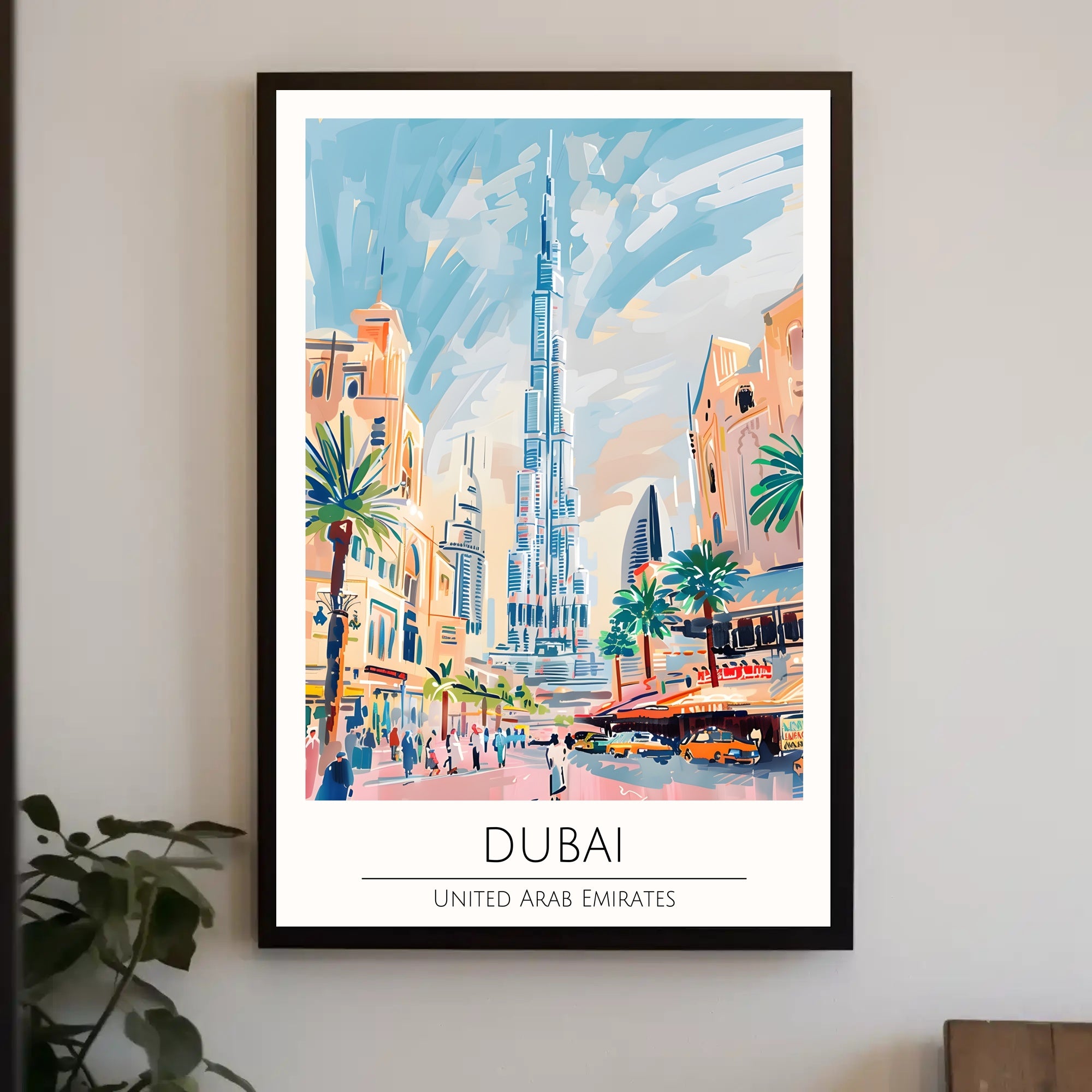 Dubai Cityscape Poster PosterGoat