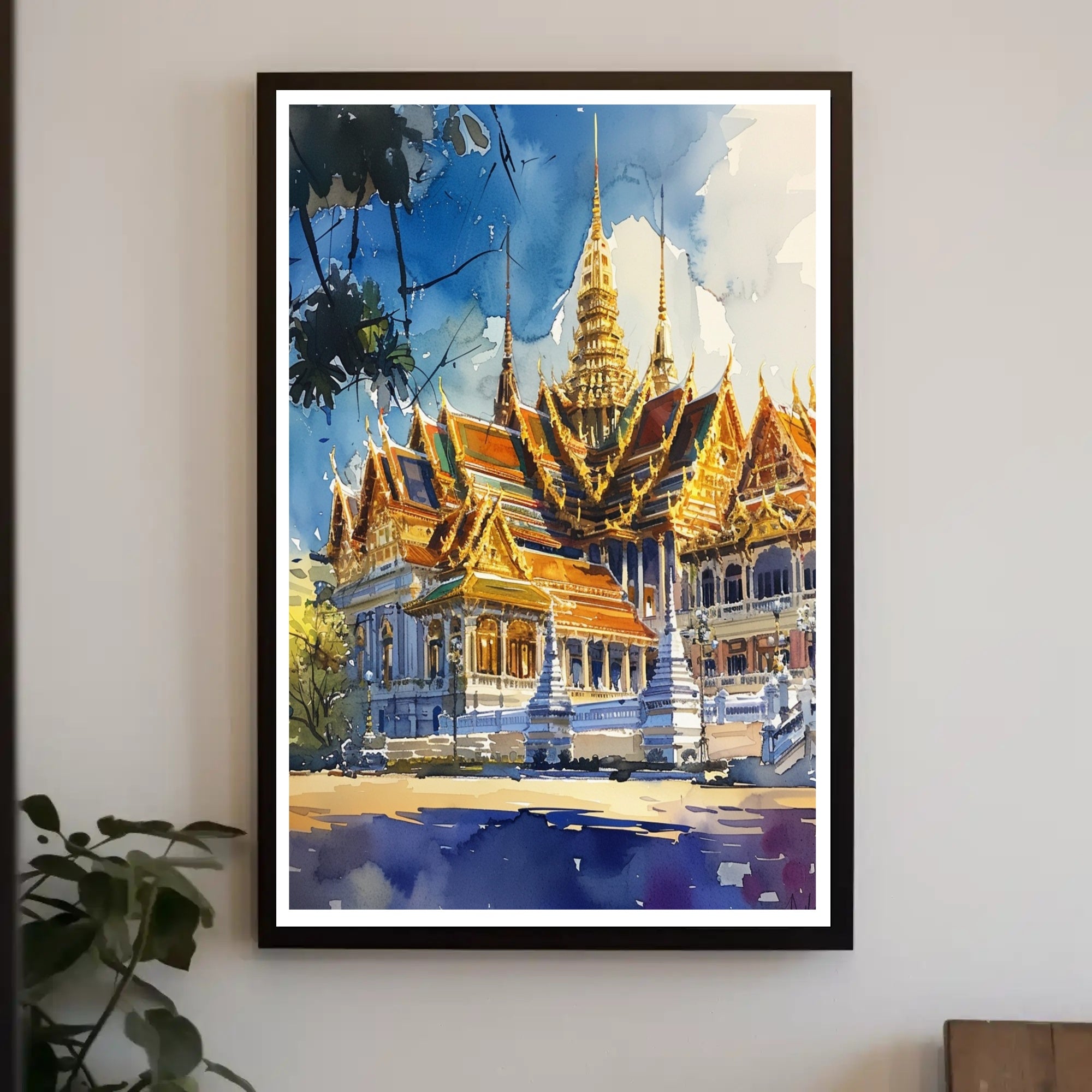 Majestic Temple Architecture Poster PosterGoat