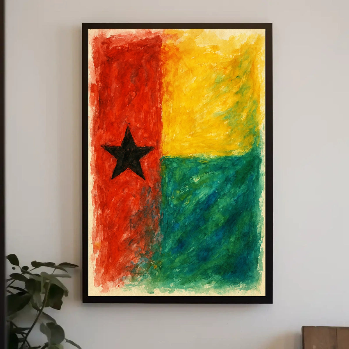 Abstract Flag Art Abstract Poster