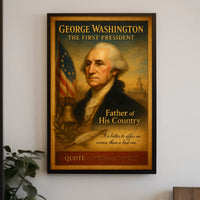 George Washington The First President Poster PosterGoat
