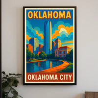 Oklahoma City Skyline Poster