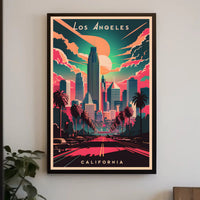 Los Angeles Skyline Poster