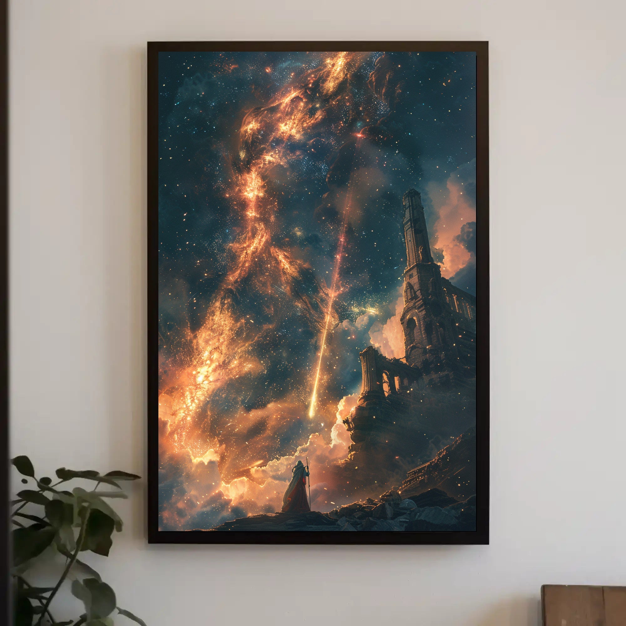 Celestial Exploration Fantasy or Mythology Poster PosterGoat