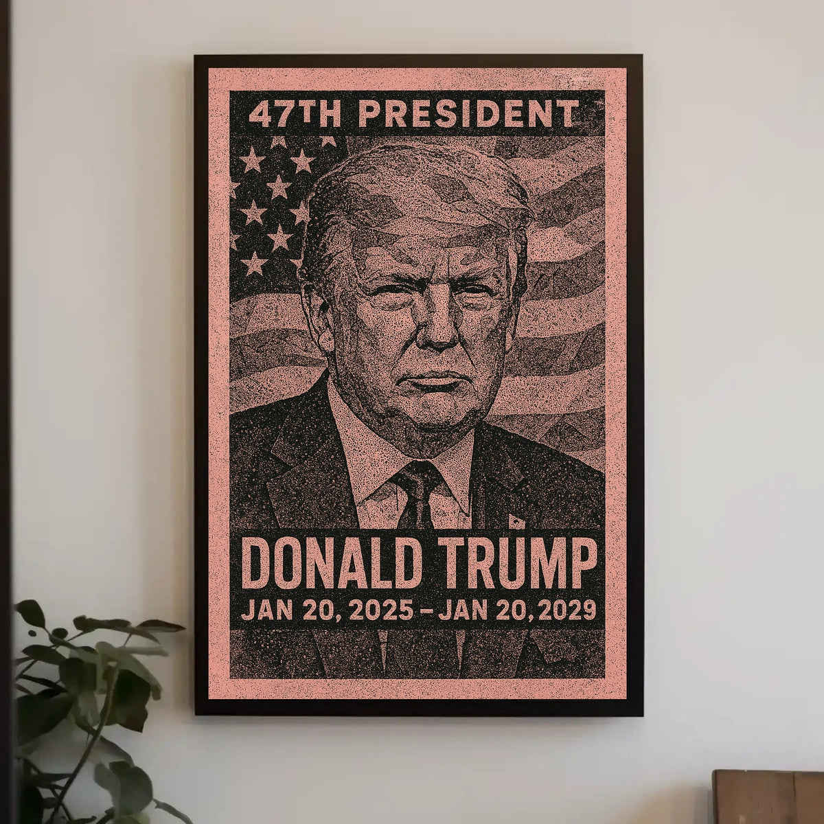 Trump Legacy Triumphant Vision Retro 80s Poster