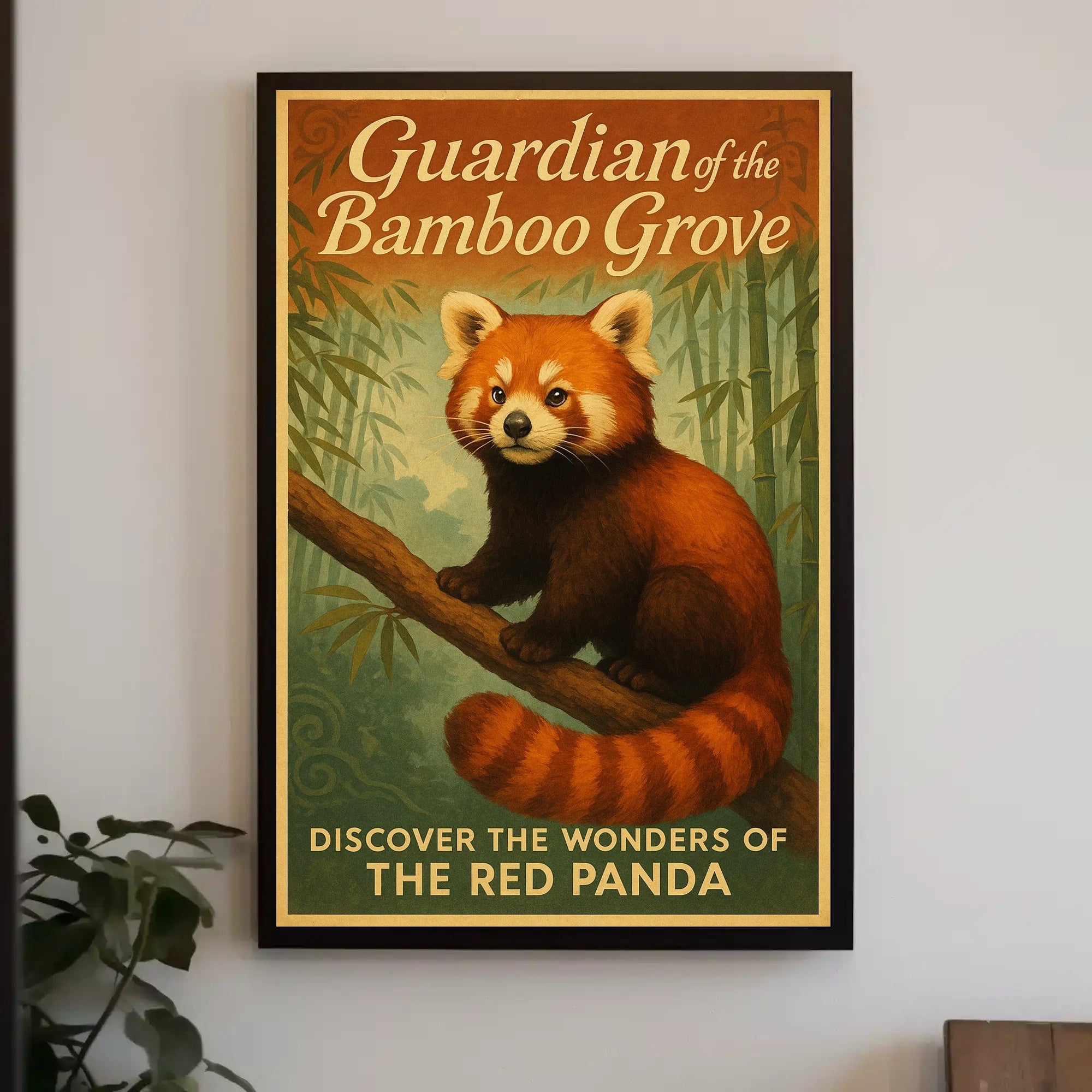 Guardian of the Bamboo Grove Poster PosterGoat