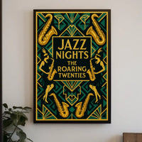 Jazz Nights The Roaring Twenties Poster