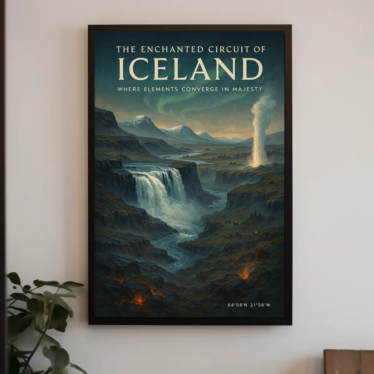 The Enchanted Circuit of Iceland Poster