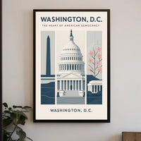 Washington, D.C., Heart of Democracy Urban or Cityscape Poster PosterGoat