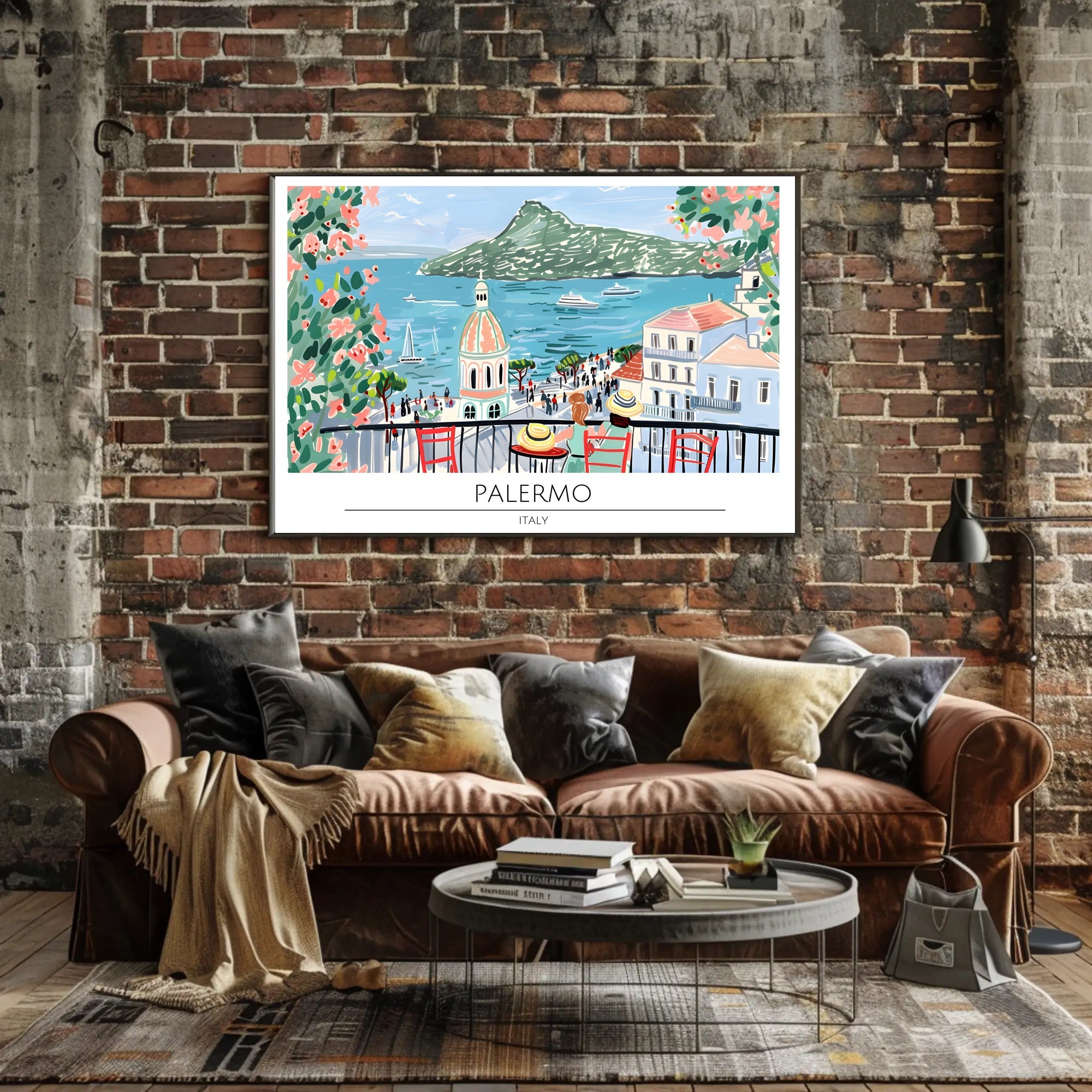 Scenic View of Palermo Poster