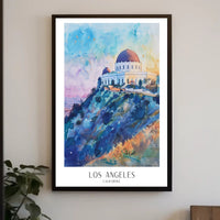 Los Angeles Skyline Poster PosterGoat