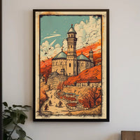 Enchanted Castle in the Hills Poster