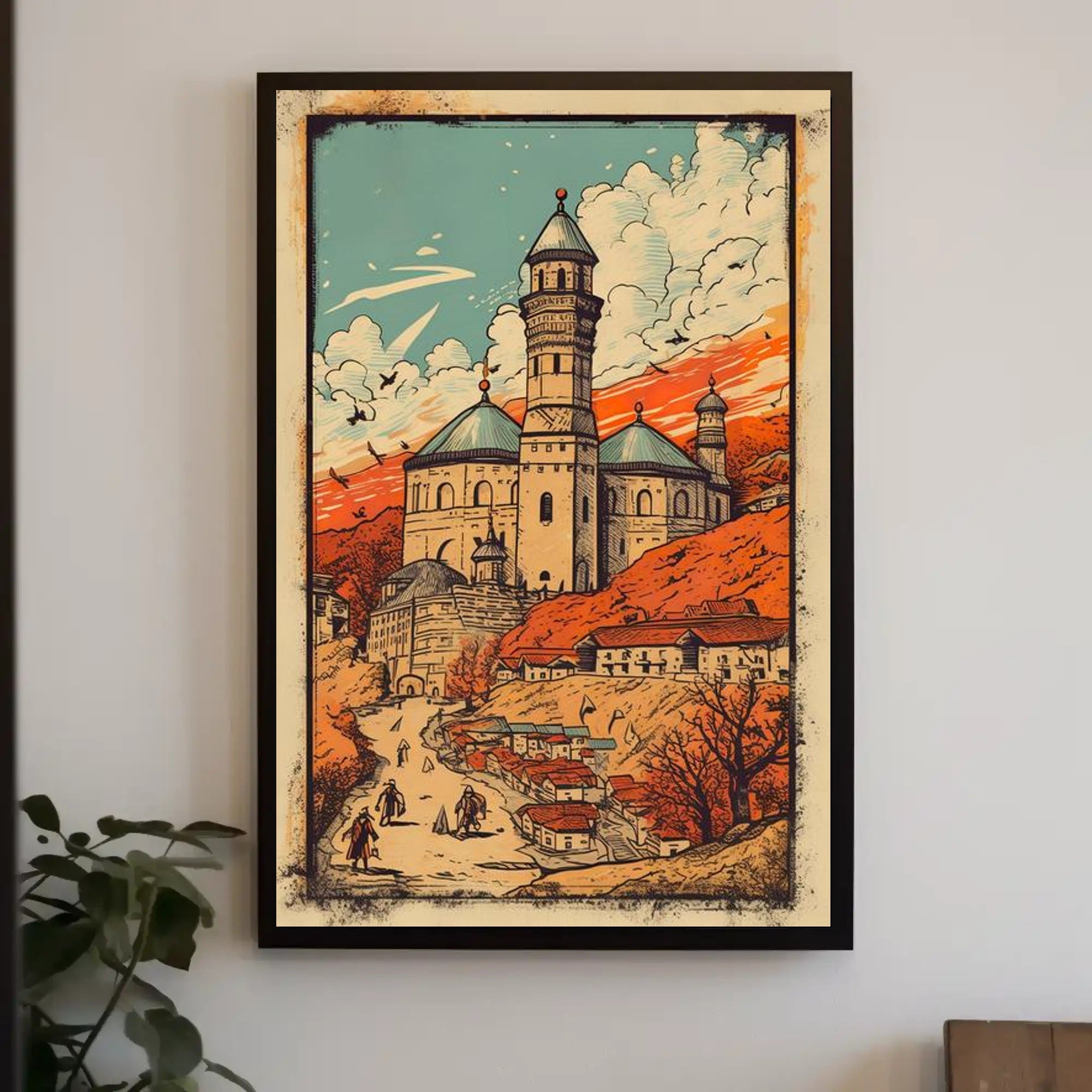 Enchanted Castle in the Hills Poster