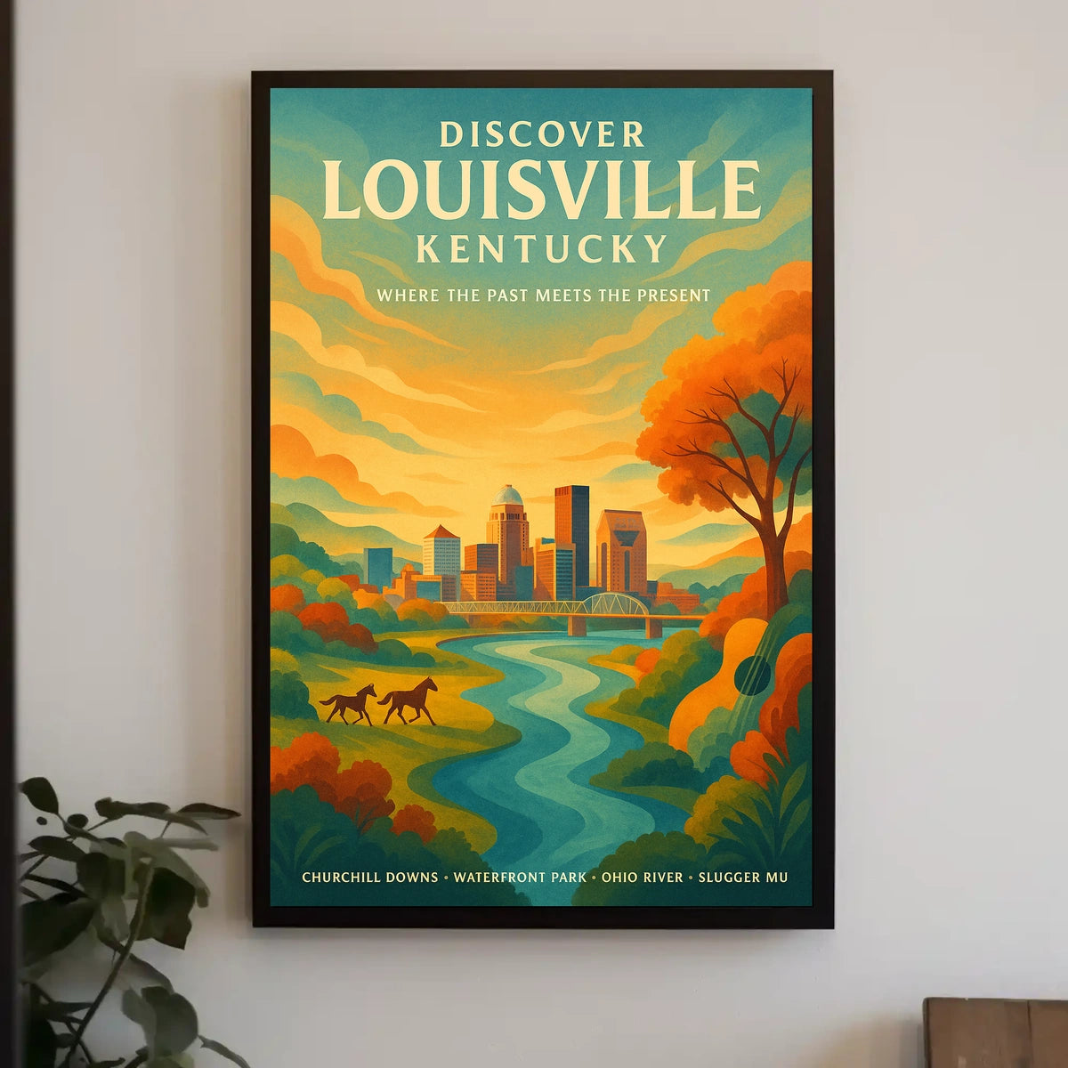 Discover Louisville, Kentucky Poster
