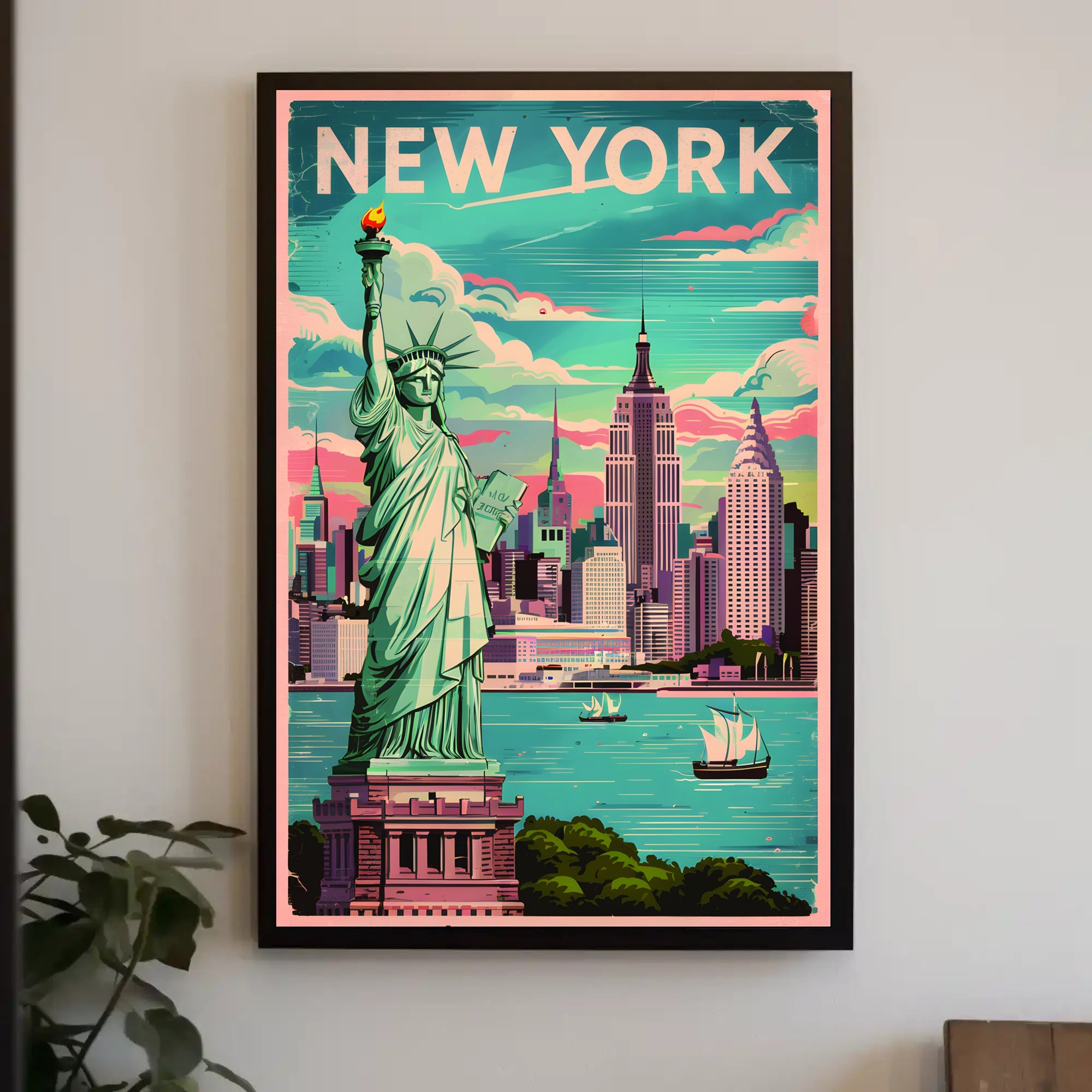 New York City Skyline Poster
