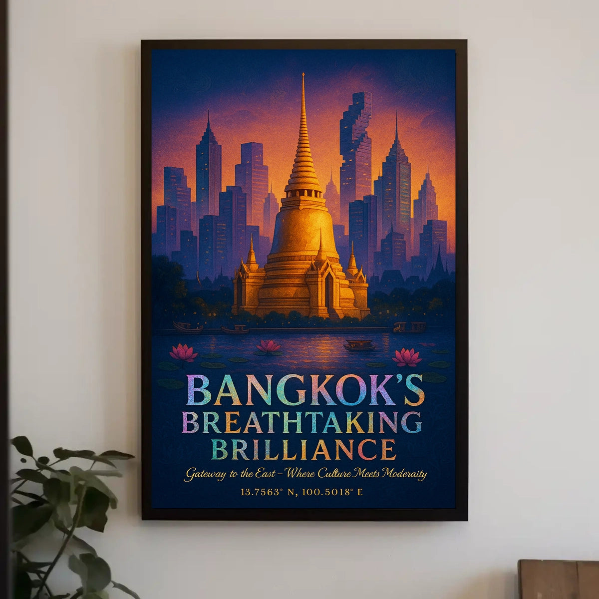 Bangkoks Breathtaking Brilliance Poster