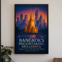 Bangkoks Breathtaking Brilliance Poster