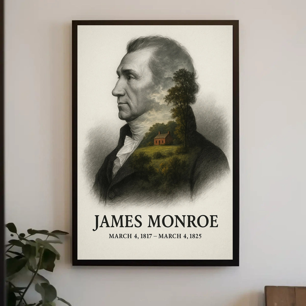 James Monroe 5th President of the United States Reflections Poster