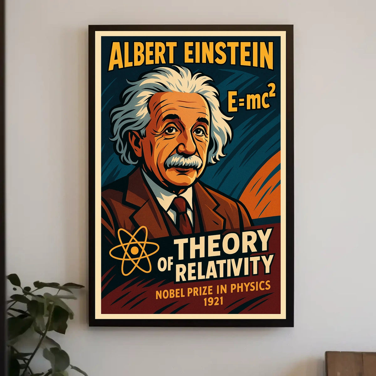 Albert Einstein Theory Of Relativity Poster