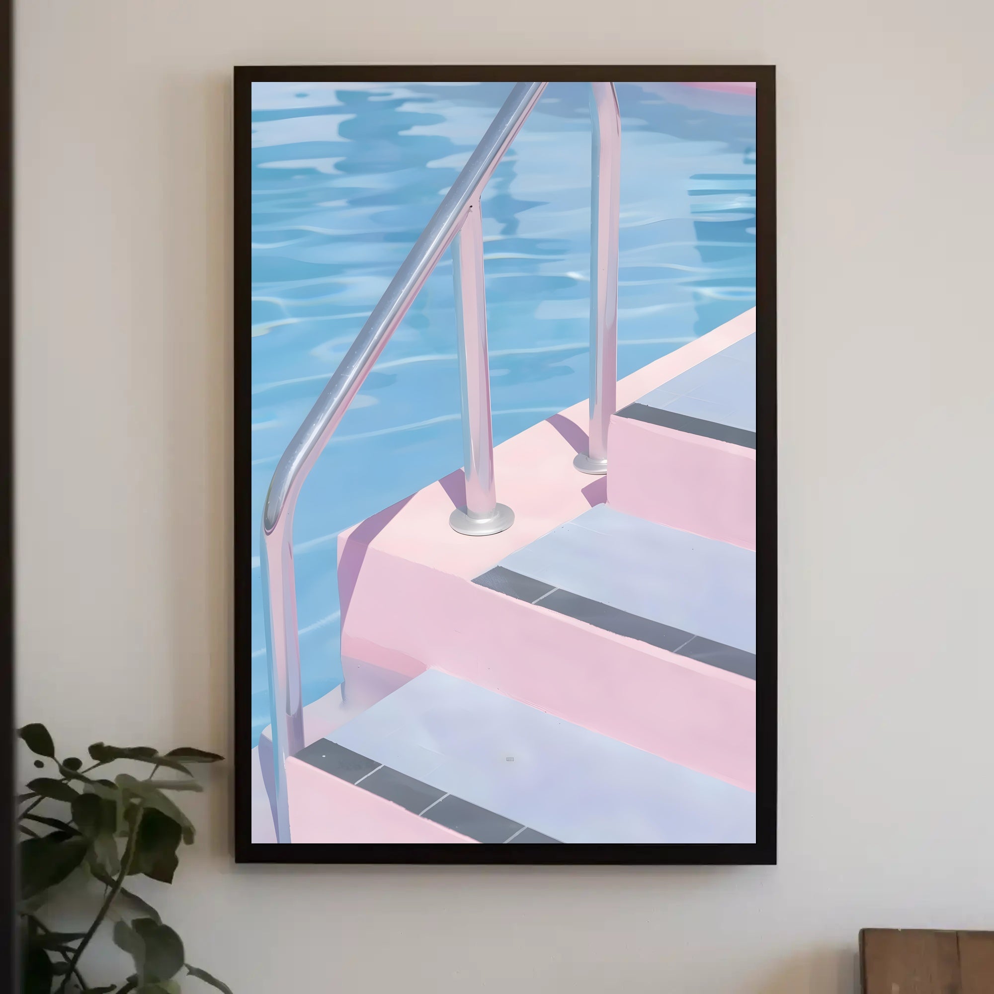Poolside Serenity Poster