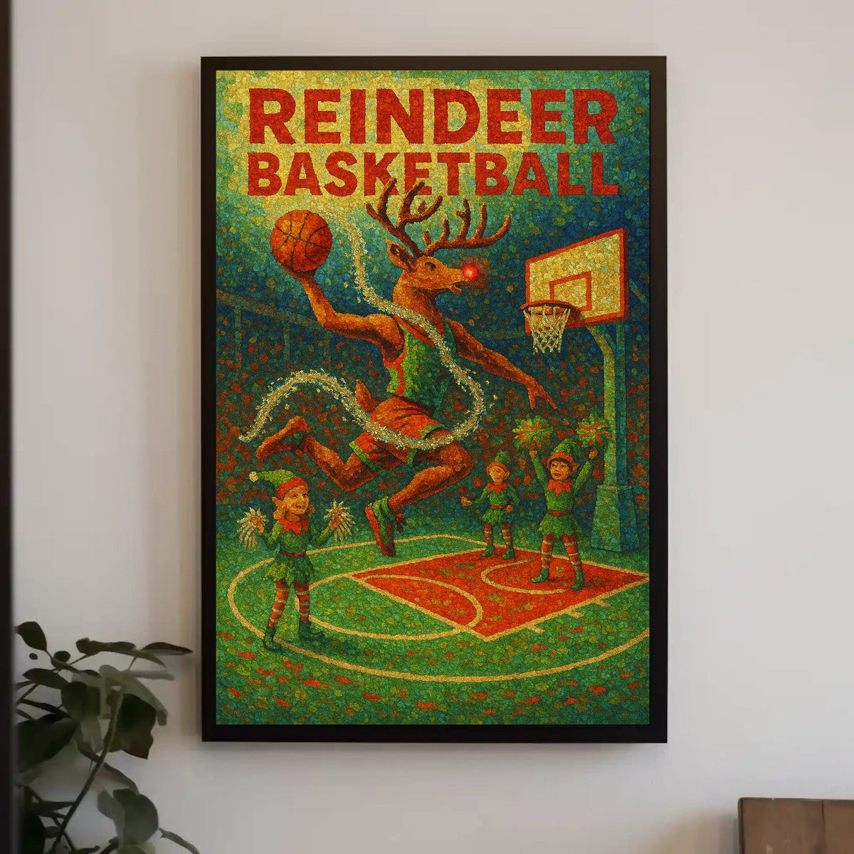 Reindeer Basketball Extravaganza Poster