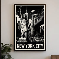 Iconic New York City Poster