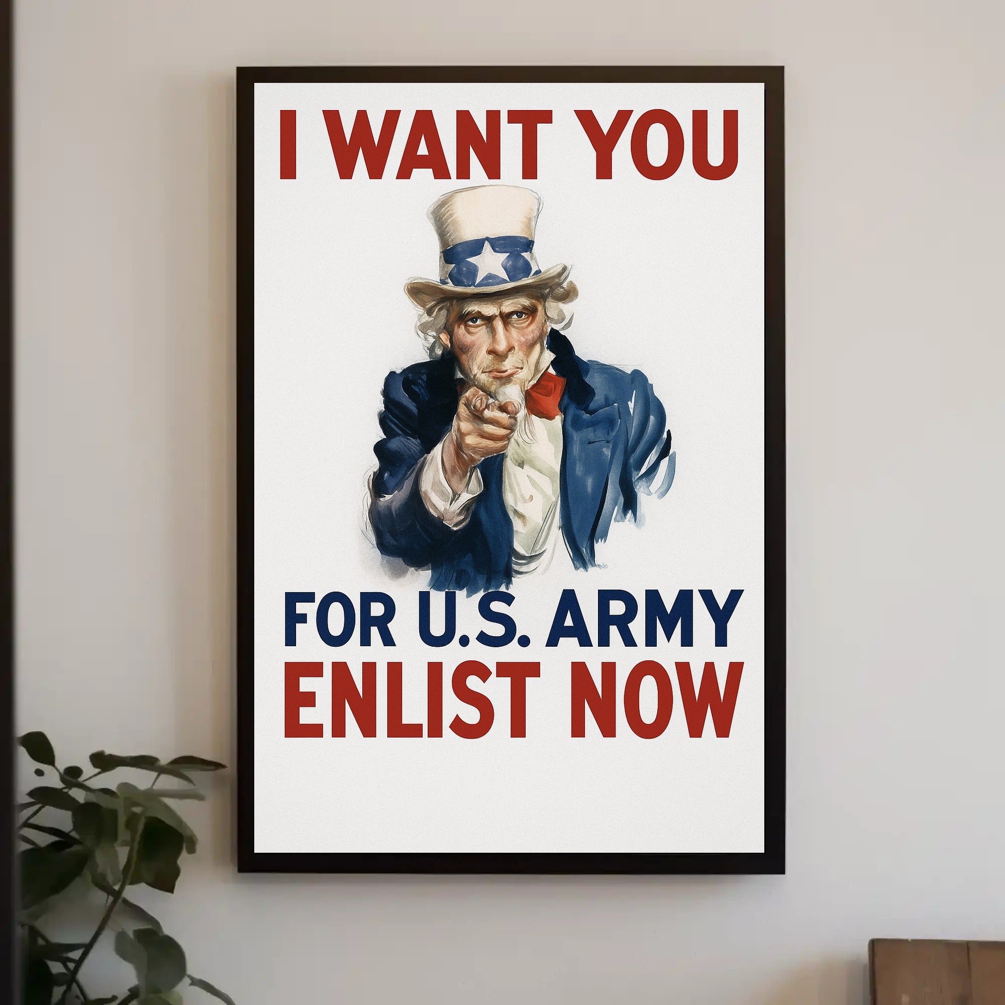 Uncle Sam Recruitment Poster PosterGoat