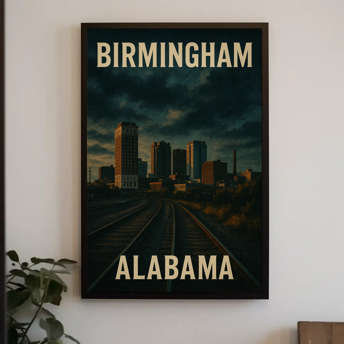 Birmingham Skyline Dream Minimalist Poster