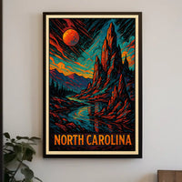 North Carolina Landscape Poster