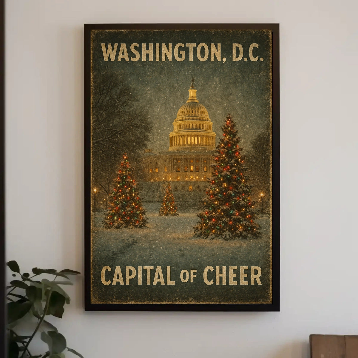Washington, D.C. Capital Of Cheer Poster