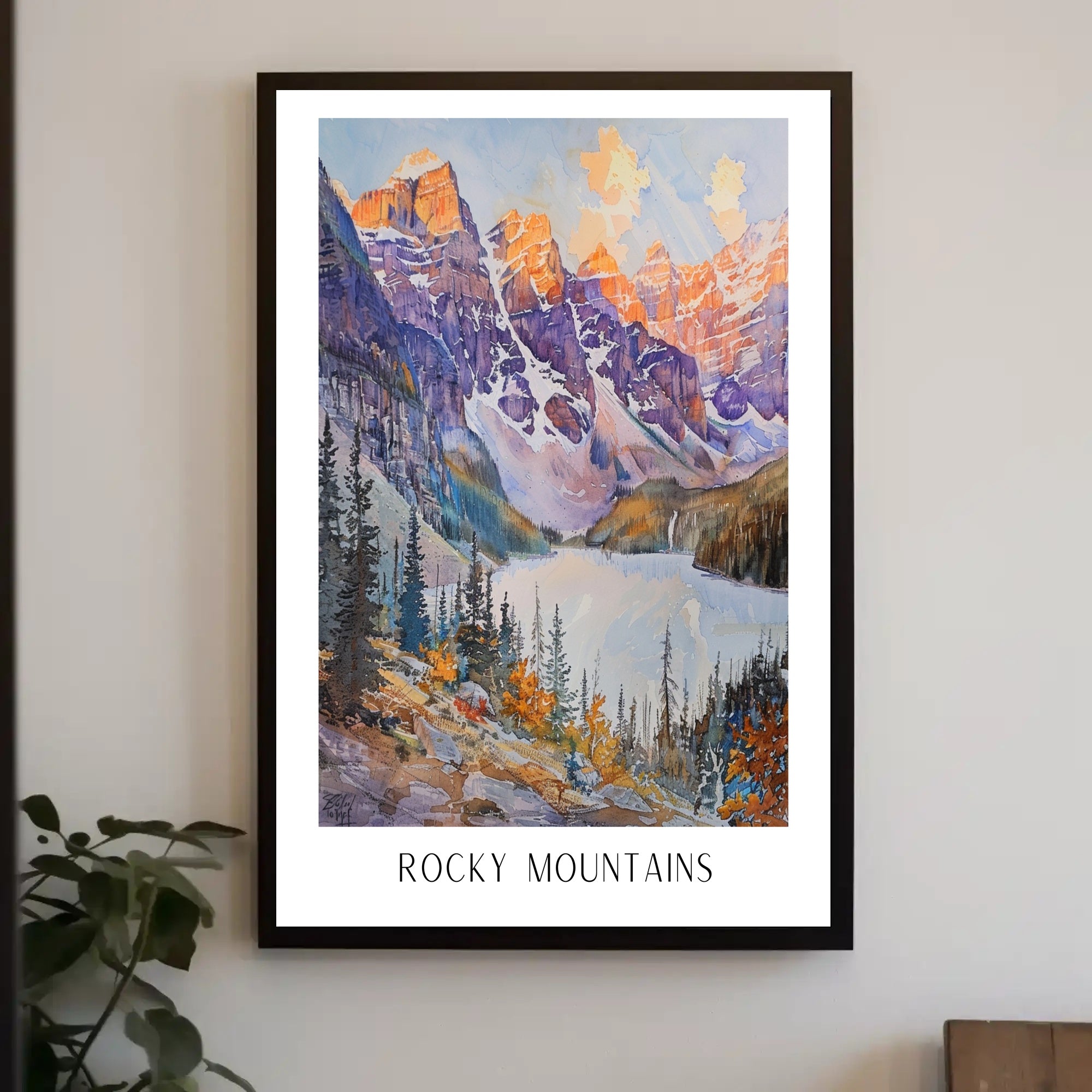 Rocky Mountains Poster PosterGoat