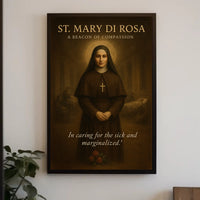 St. Mary di Rosa A Beacon of Compassion Poster PosterGoat