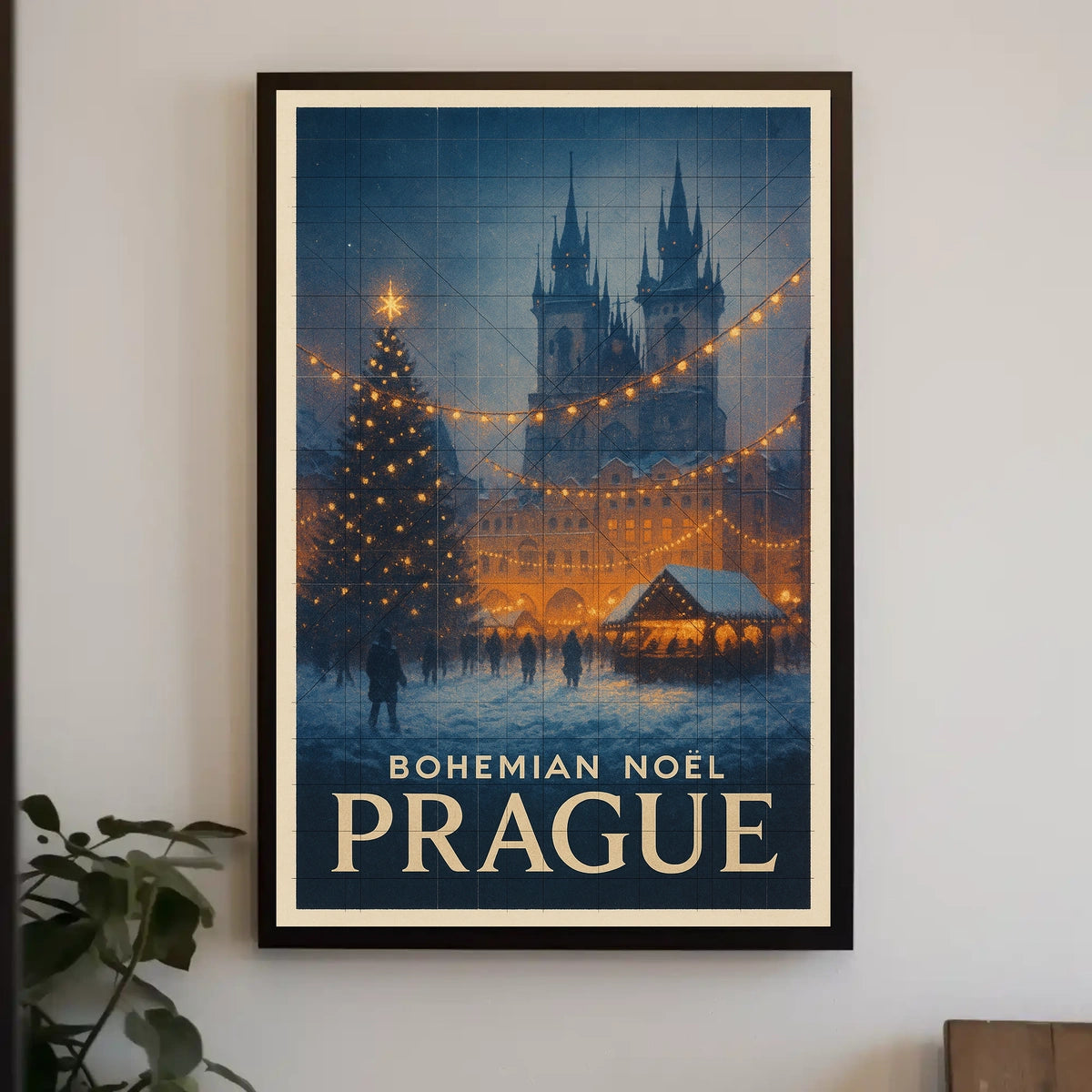 Bohemian Noël In Prague Poster