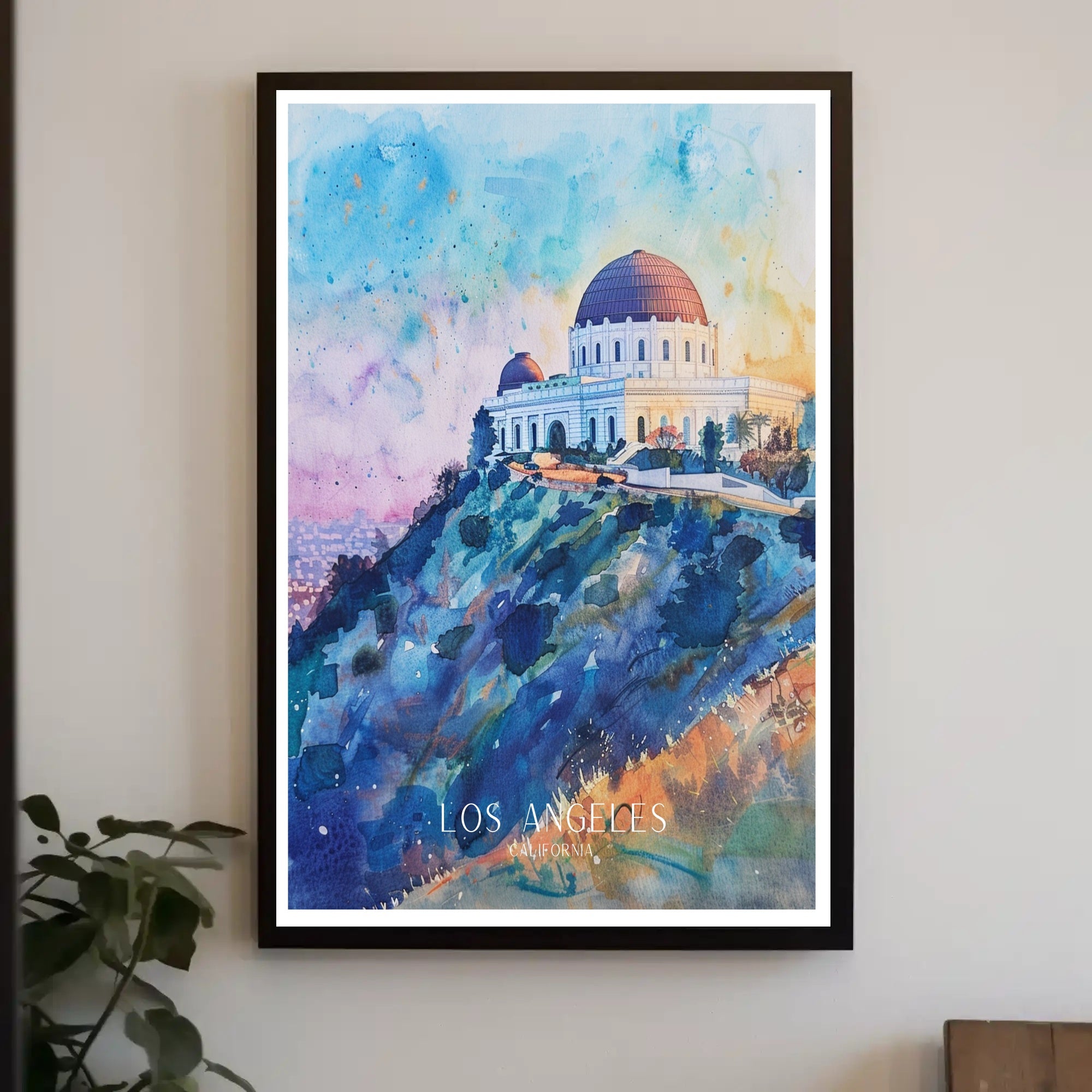 Griffith Observatory in Los Angeles Poster PosterGoat