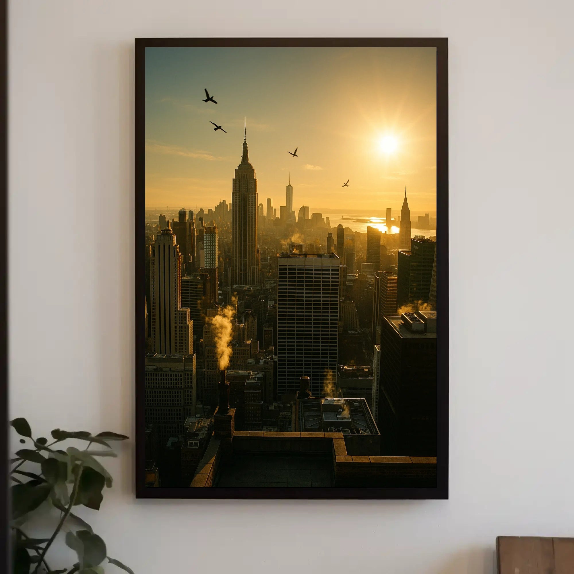 New York City Sunrise Urban or Cityscape Poster