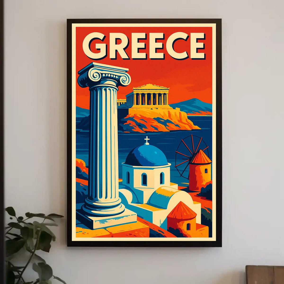 Greece A Timeless Journey Poster